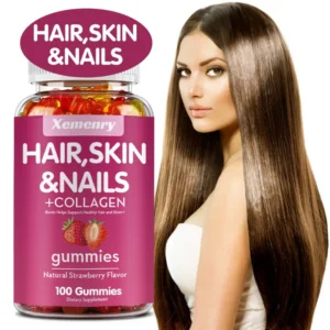 Natural Biotin Gummies - Supports Hair, Skin, Nails:100 Gummies